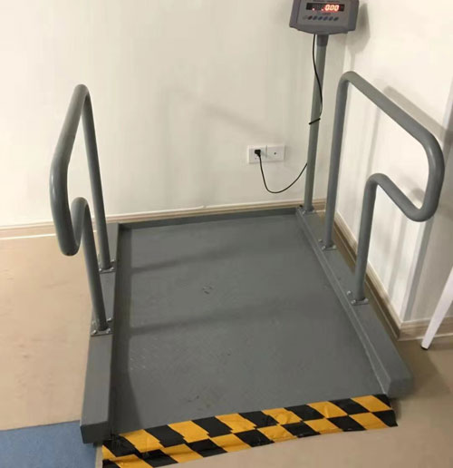 輪椅秤計數(shù)功能操作說明(圖1) 圖為輪椅秤實拍